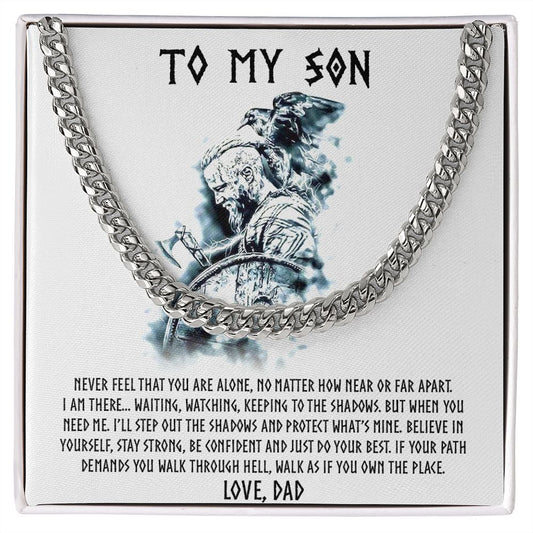 My Son | Believe In Yourself - Cuban Link Chain